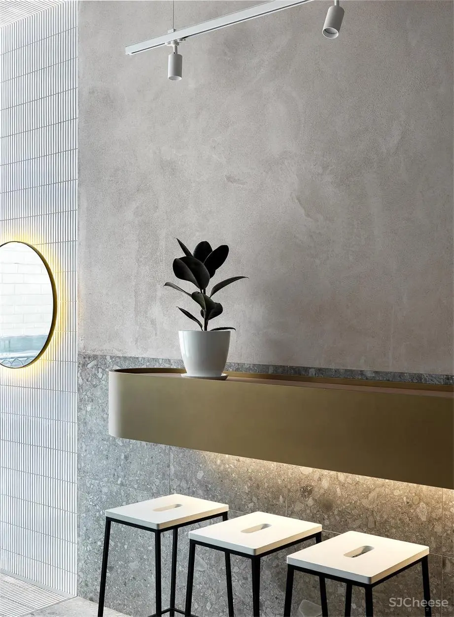 俄罗斯喀山一间58㎡极简主义咖啡馆