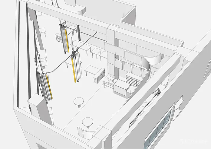 低成本实验性城市工业感咖啡馆,马苏娅咖啡 宣驰设计