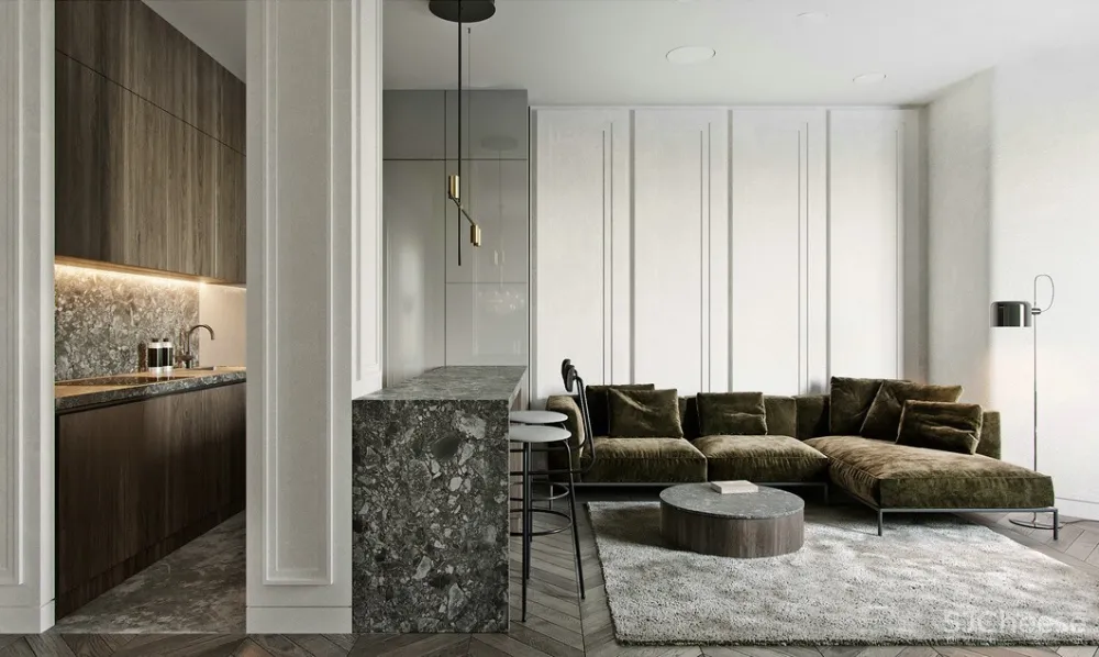 TOL'KO interiors 新作 | 高级灰+大理石