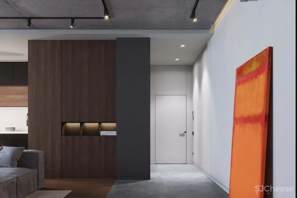 莫斯科117m²年轻女孩的现代风公寓 Geometrium