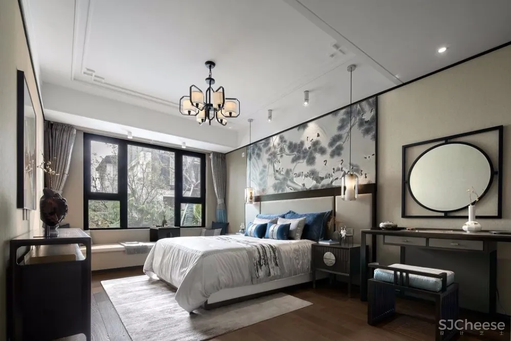 两套很赞的新中式样板间设计丨探索中国文化的源头