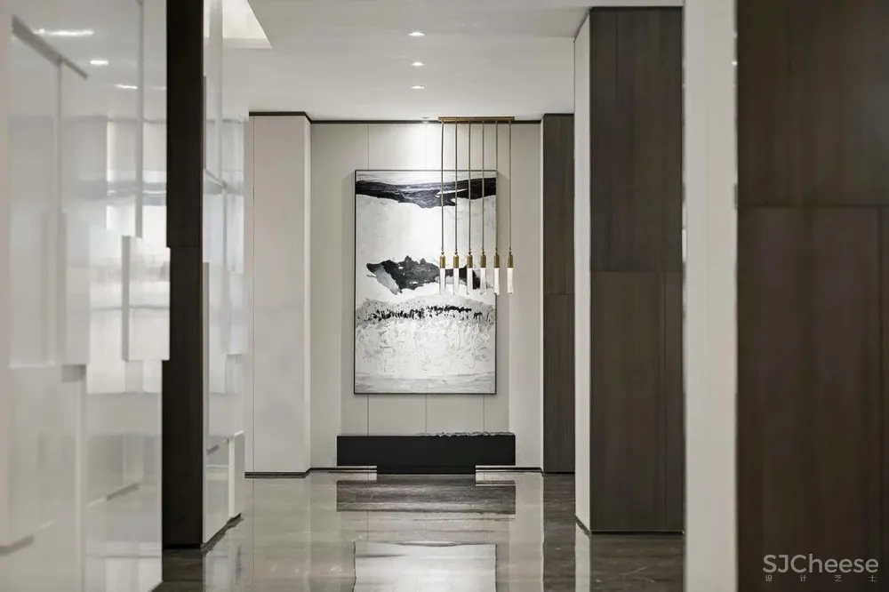 最美高级灰售楼处设计丨别具一格的水墨禅境