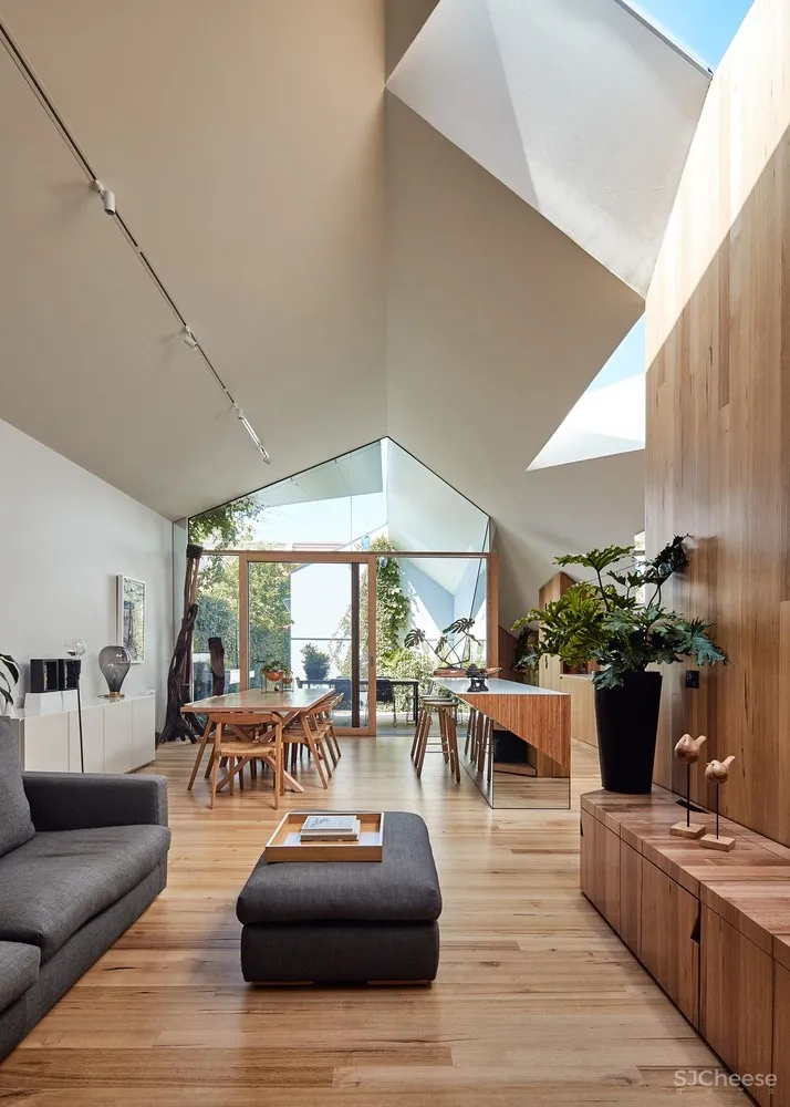 原木+几何元素丨让家更有设计感