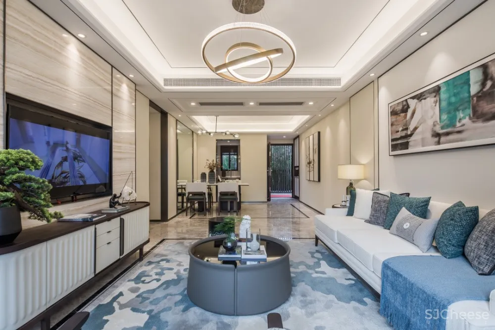 【SEPD圣易文设计】 诗意现实主义三套样板间设计落地方案