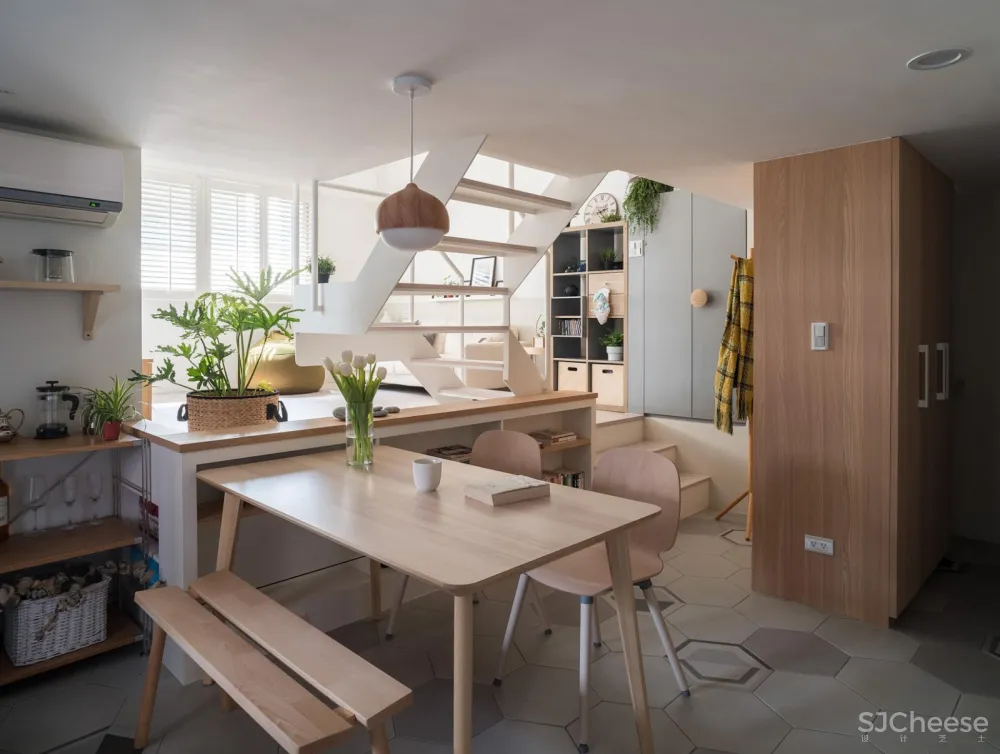 《The Loft》纯净北欧风 十一日晴空间设计