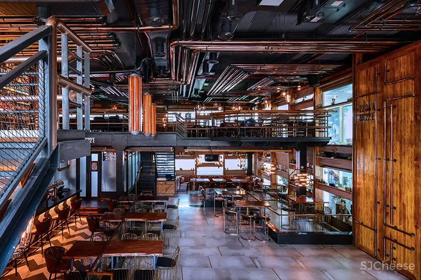 灵感来自炼油厂，refinery 091音乐酒吧 Nexus Design