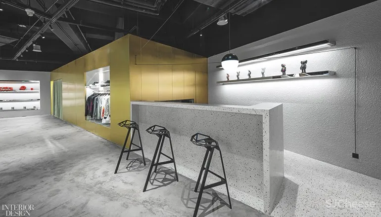 Spacemen为在线零售商打造前卫的上海店