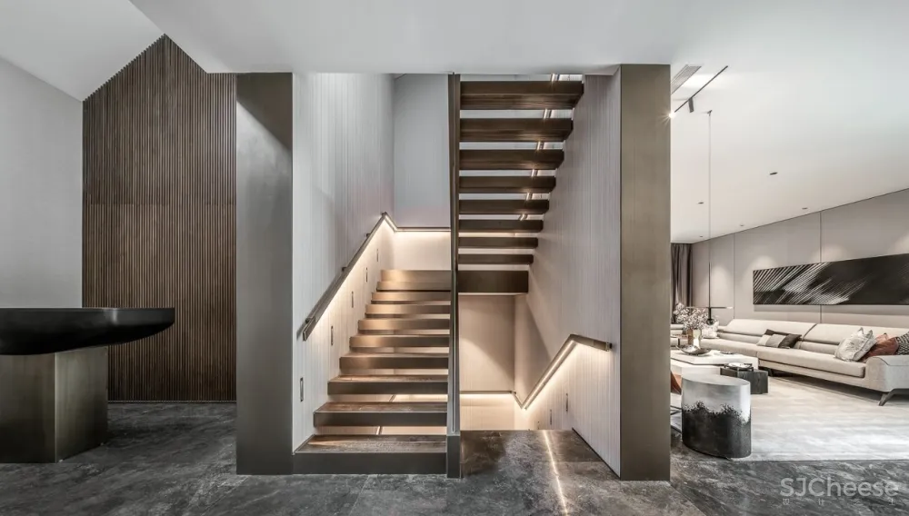 集艾设计 LSD联袂新作 1000㎡ 纯粹主义 顶级豪宅设计落地方案