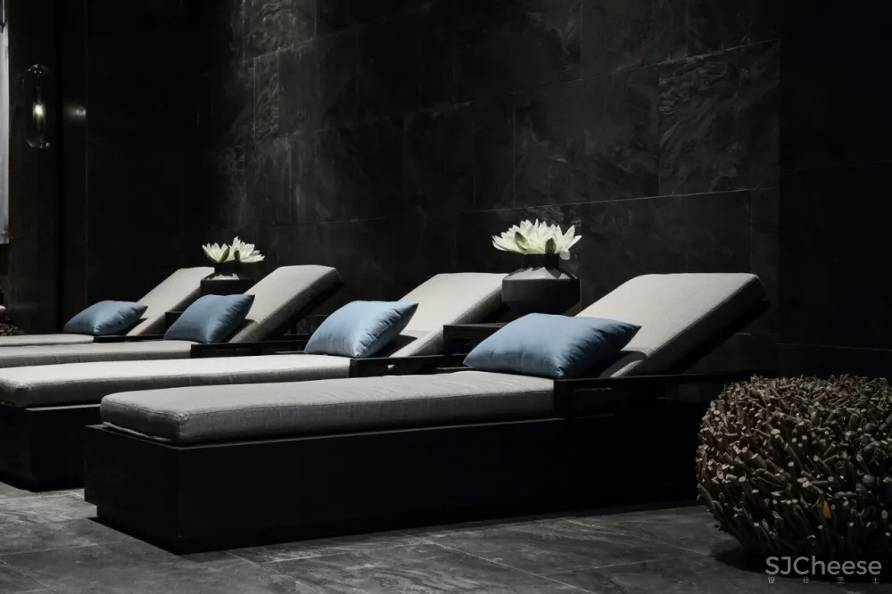 造价6500/㎡顶级售楼中心设计丨呈现出空间美感契合的精美质感