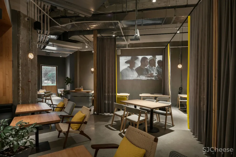 低成本实验性城市工业感咖啡馆,马苏娅咖啡 宣驰设计