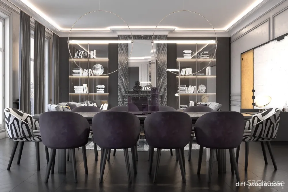 巴黎高级灰质感私宅 Diff.Studio