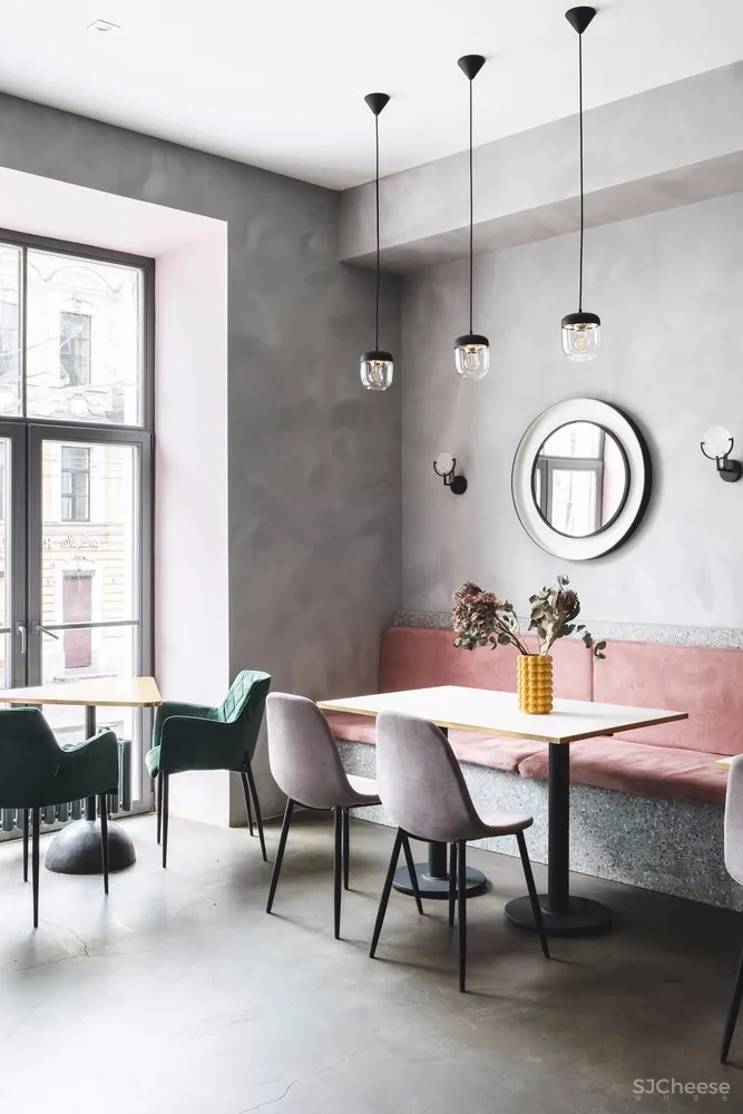 首发 | Hotels Only 夏日粉搭配混凝土营造轻松氛围:Cake and Breakfast 咖啡馆