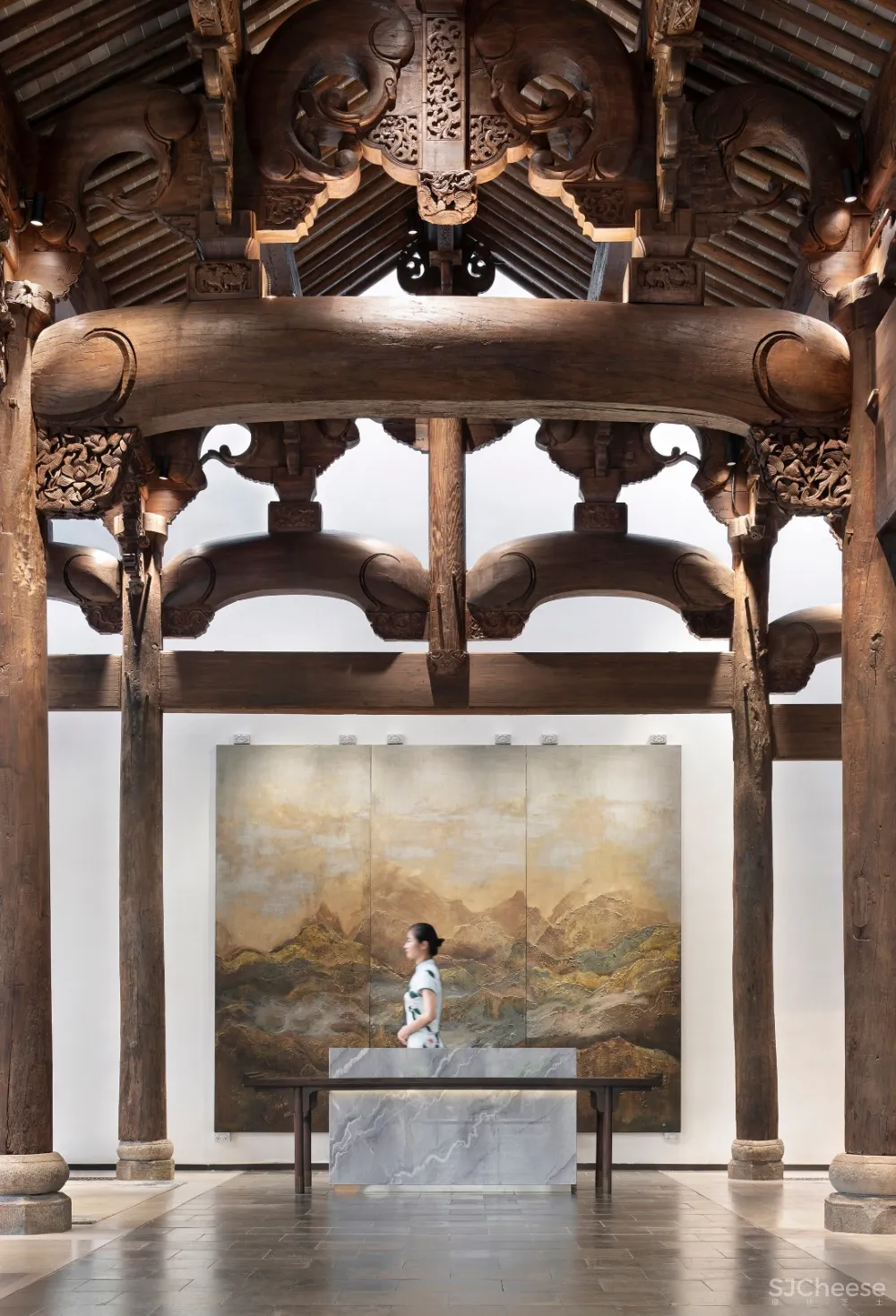 建发·泱誉售楼处:水墨江南,东方雅韵 创时空设计