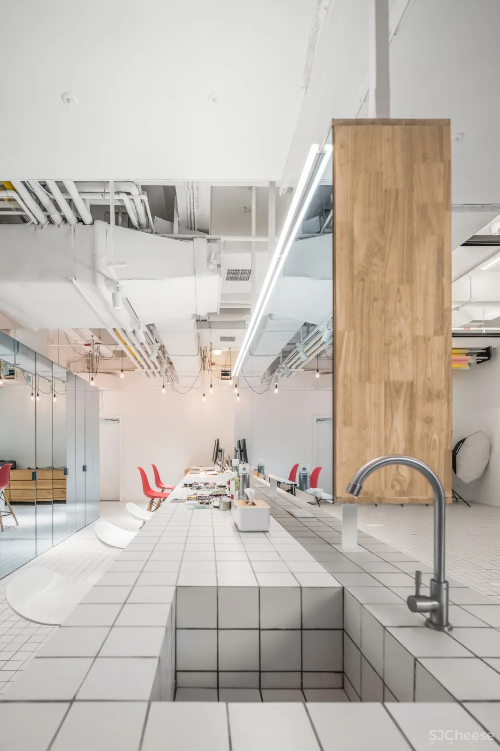 融合、互动、平衡的空间，ID Photo照相馆 上海彦文建筑工作室