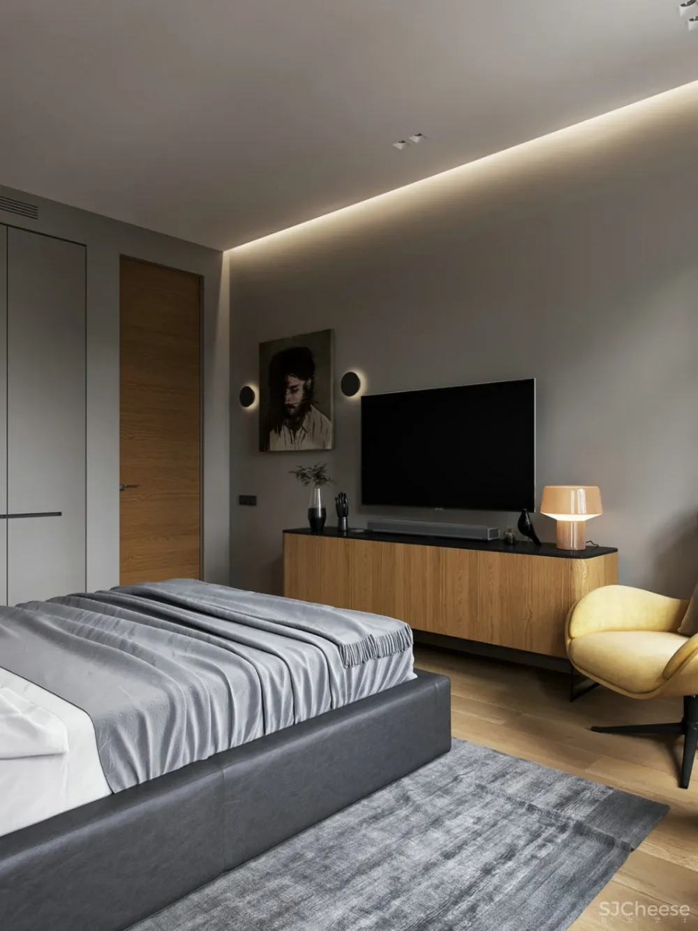 高级灰+木质丨舒适自然,真心喜欢