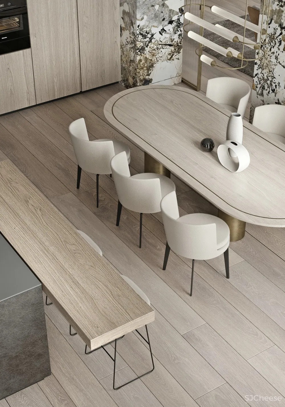 TOL'KO interiors 新作 | 高级灰+大理石