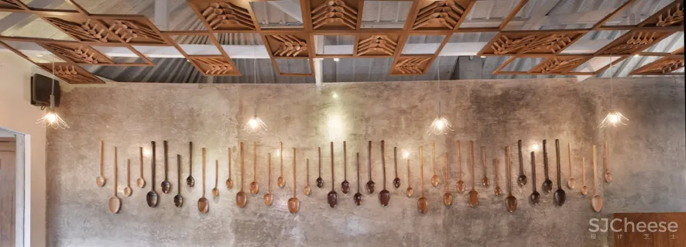 巴厘岛热带风“勺子”主题餐厅 studio asri