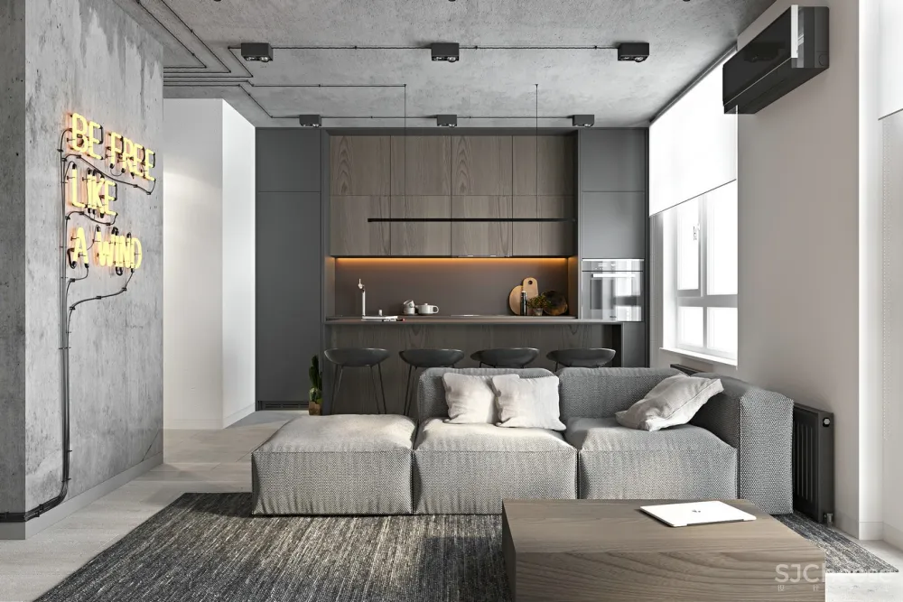 国外超赞的公寓，极简工业风！