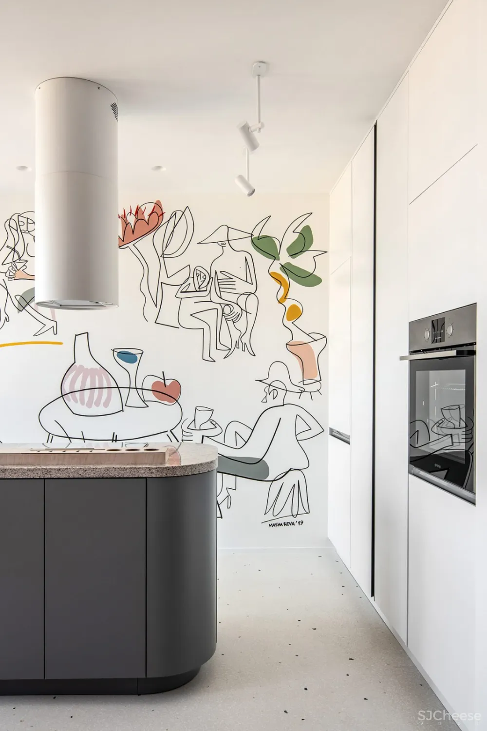 将活珊瑚橘色作为贯穿空间的灵魂丨每一天都是colourful day