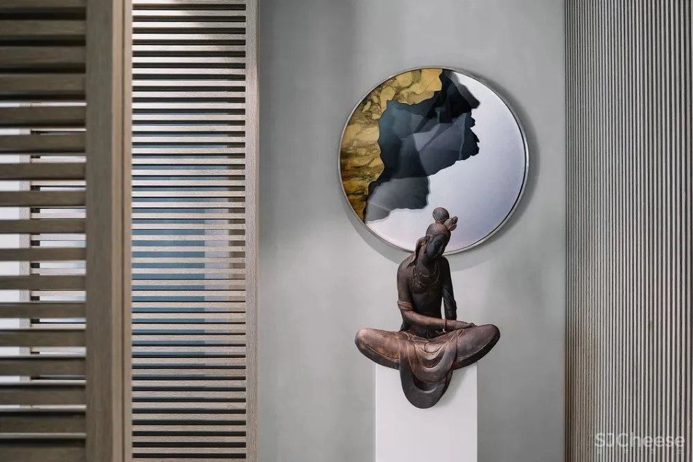 501㎡高雅简奢别墅样板间丨整个空间都弥漫着一种对艺术充满热爱