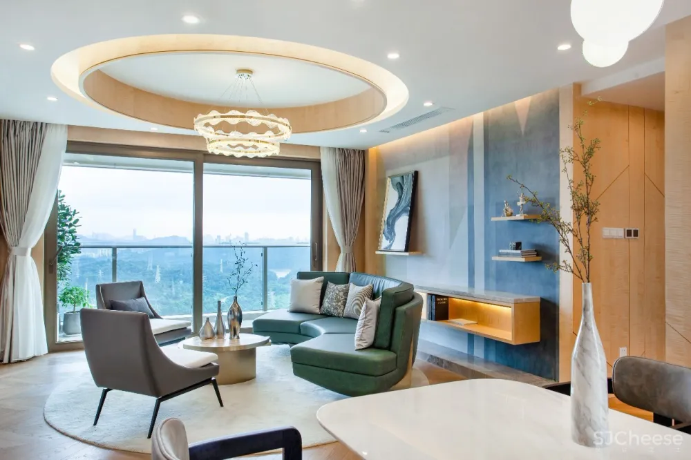 【石头兄弟新作】185㎡城市新标样板间,用自然生态造情趣生活