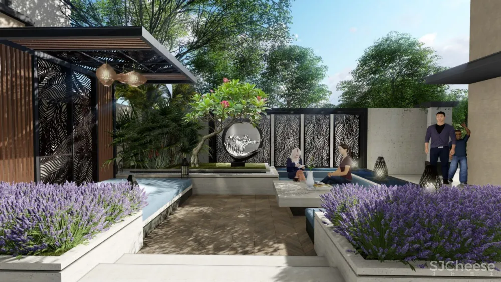 海边的诗意人生|一庭一风景,一院一世界