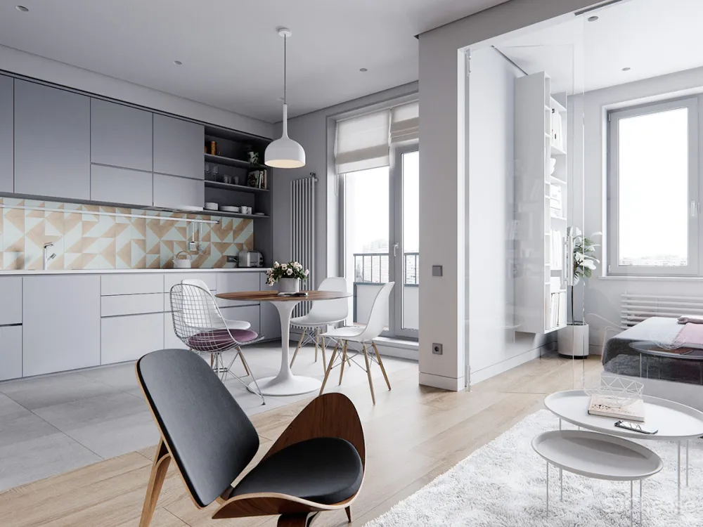 希腊50m²北欧风机能小宅 Sergey Zalozny