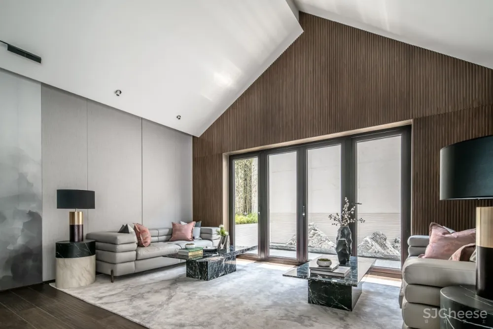 集艾设计 LSD联袂新作 1000㎡ 纯粹主义 顶级豪宅设计落地方案