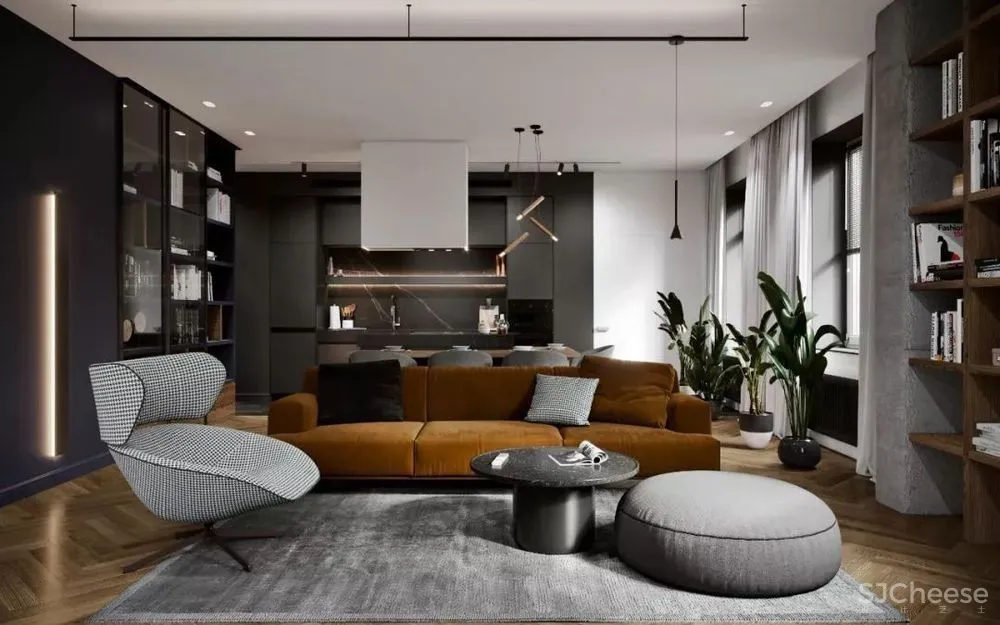 110m²住宅,总给人低调不凡的感觉! Denis Krasikov