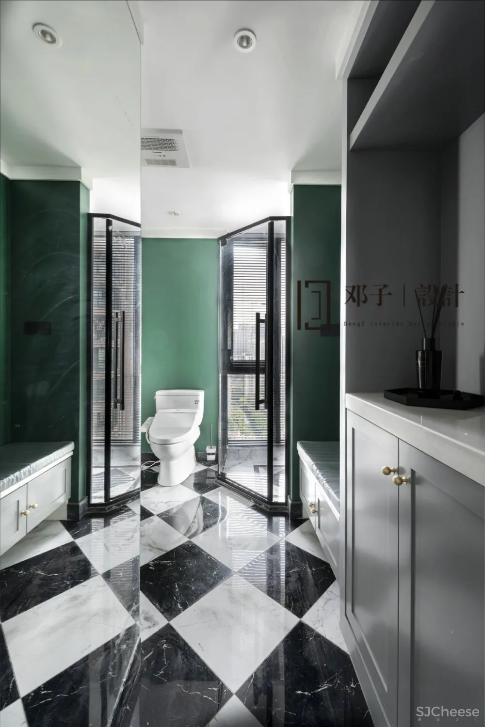 167㎡水晶灯与玛吉斯陀螺椅的完美会面 邓子设计