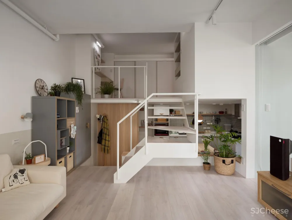 《The Loft》纯净北欧风 十一日晴空间设计