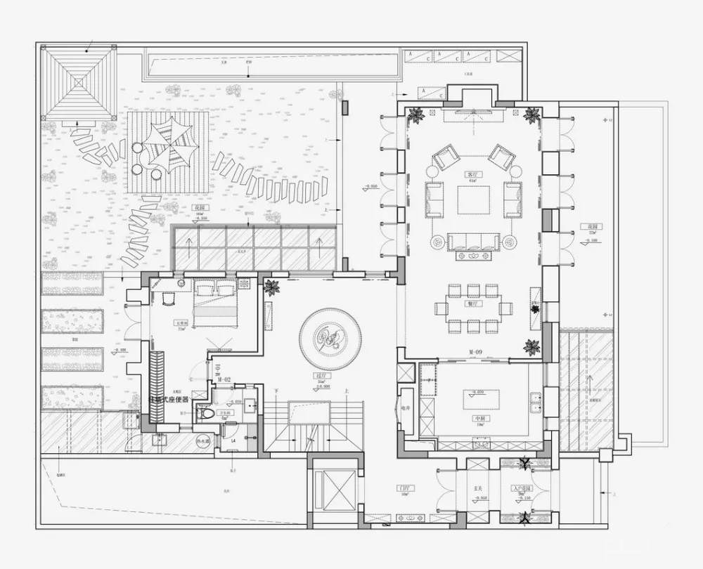 1380㎡ 魅力大宅,这才是都市新贵范! 梓晴空间设计