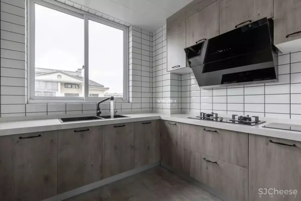 138㎡高级灰简约风住宅 一野设计