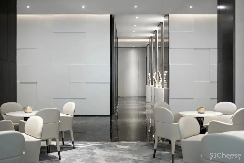 最美高级灰售楼处设计丨别具一格的水墨禅境