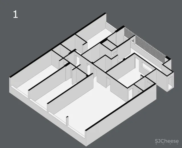 老宅翻新丨拆了隔墙后空间大一倍