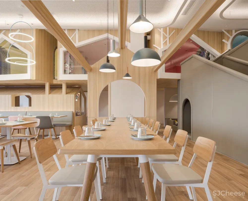 新作 | 古鲁奇建筑咨询有限公司:北京 维塔兰德亲子餐厅 – 儿童树屋乐园