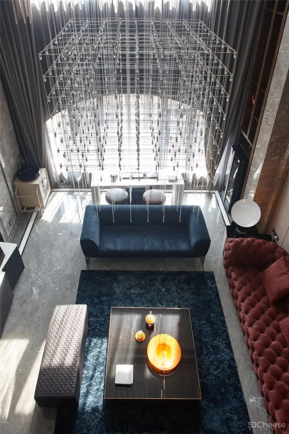 名仕汇设计 | 450㎡顶层复式的摩登与优雅!