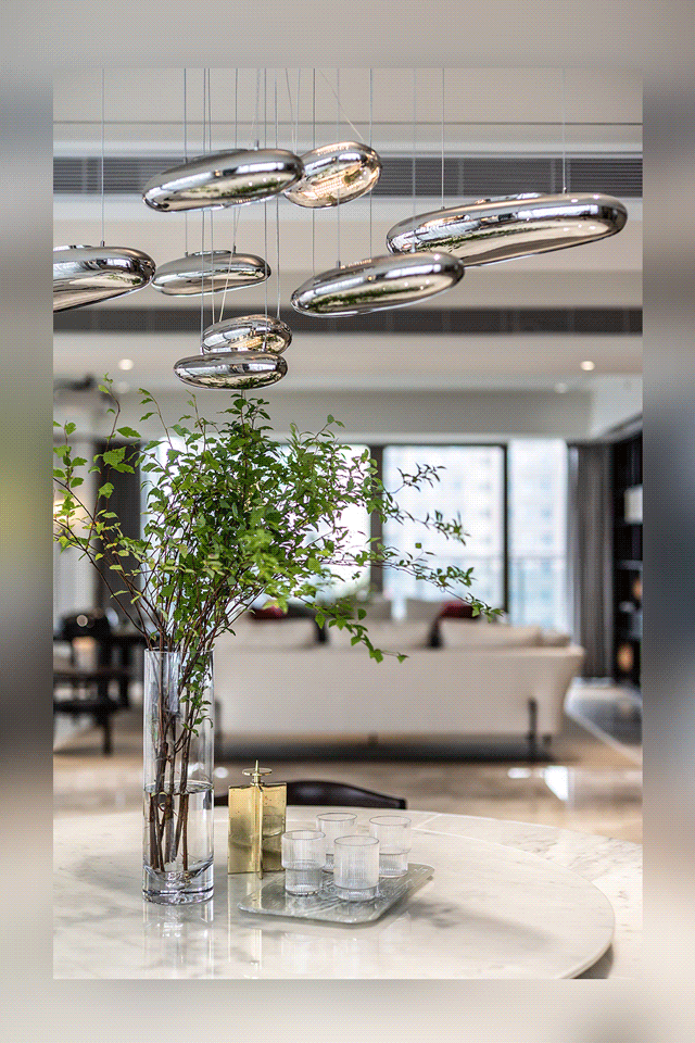 鸿艺源设计丨深圳壹方中心私宅:静雅新中式,风韵自清逸