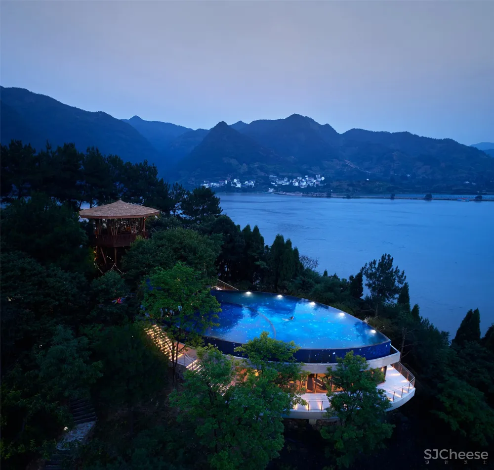 新作 | 中国美术学院风景建筑设计研究总院:杭州 星舟 – 富春江畔的空中泳池