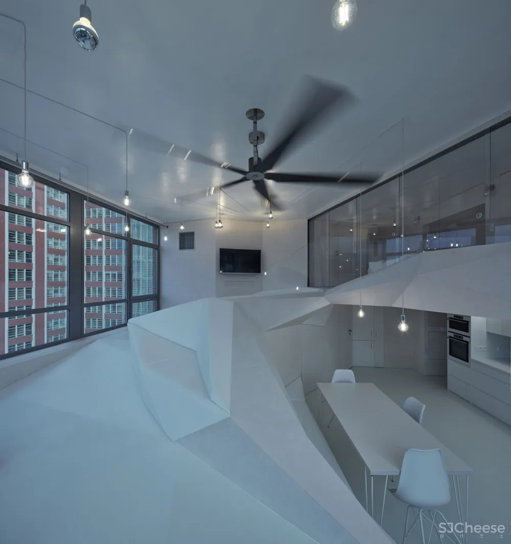 新作 | petrjanda/brainwork:捷克 兹林32号阁楼式公寓