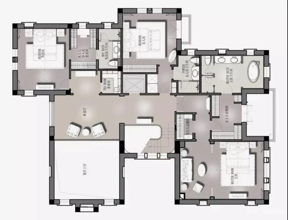 新作 | 中合深美:500㎡唯美别墅,演绎最美的优雅!