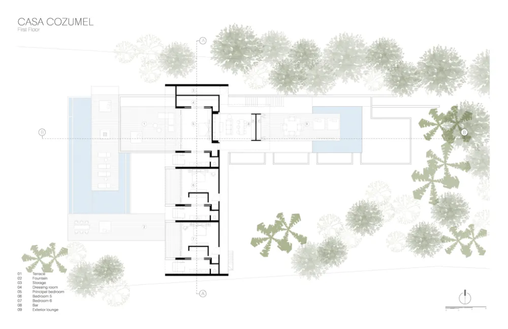 Sordo Madaleno | 墨西哥COZUMEL海岛别墅