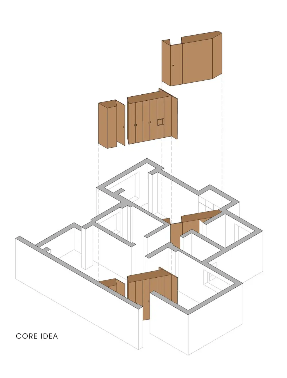 果而室内设计 | 深圳龙岗85平米“折叠”之家