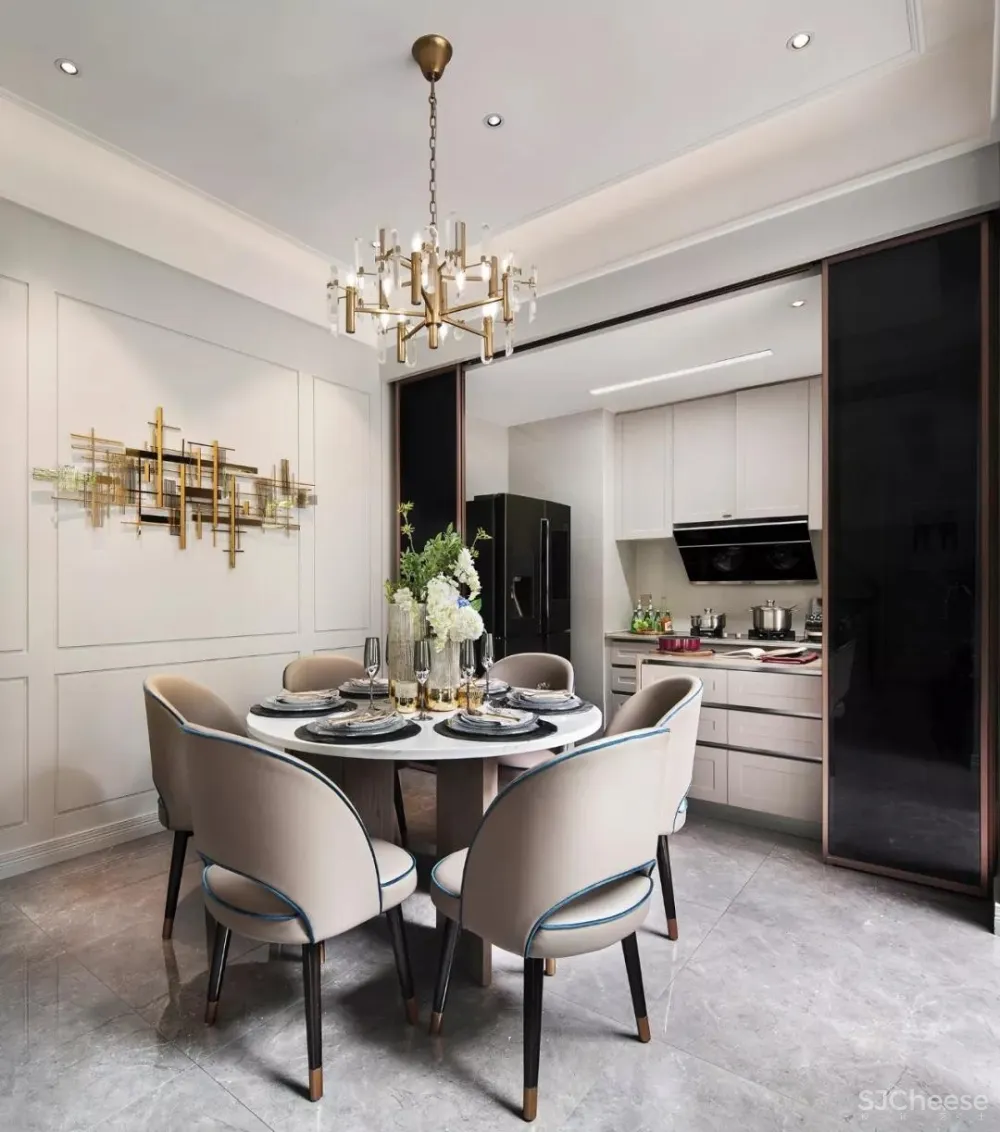 创时空设计 | 三层别墅的软装设计方案,享受生活的闲雅与安适!