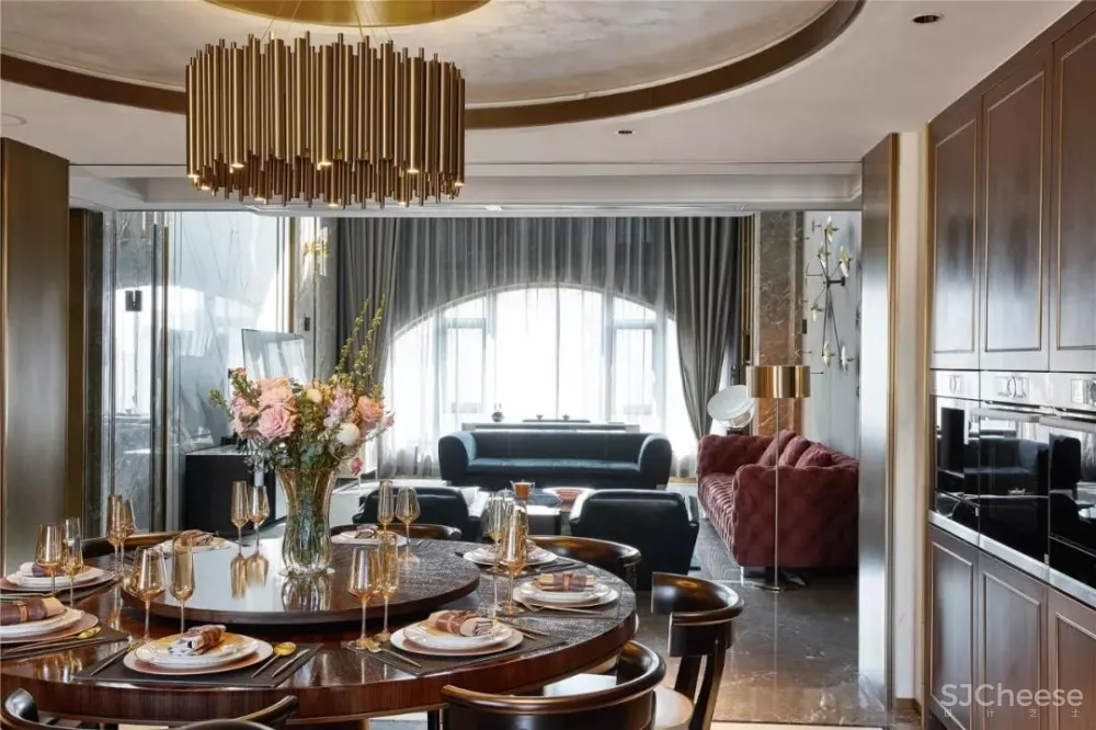 名仕汇设计 | 450㎡顶层复式的摩登与优雅!