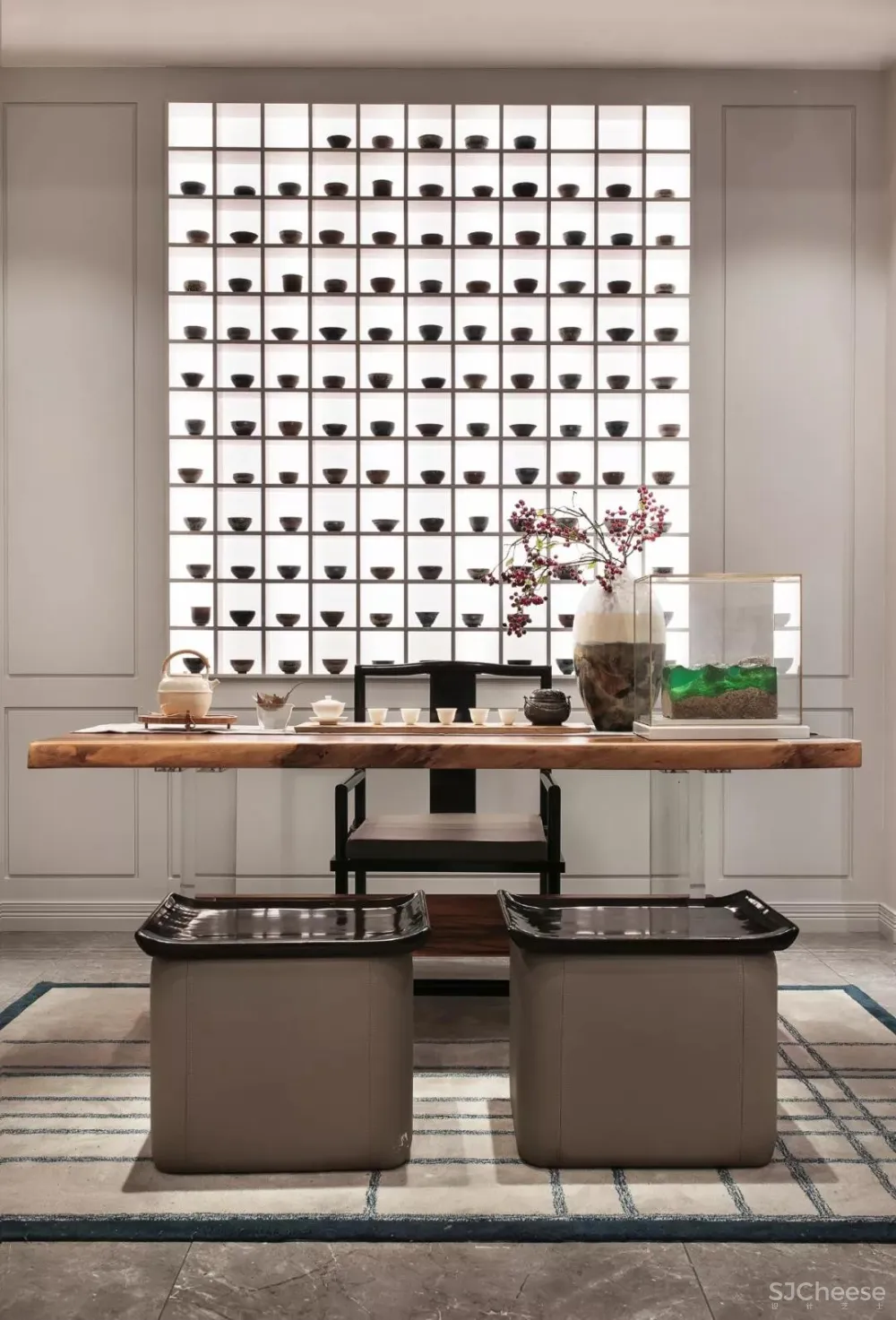 创时空设计 | 三层别墅的软装设计方案,享受生活的闲雅与安适!