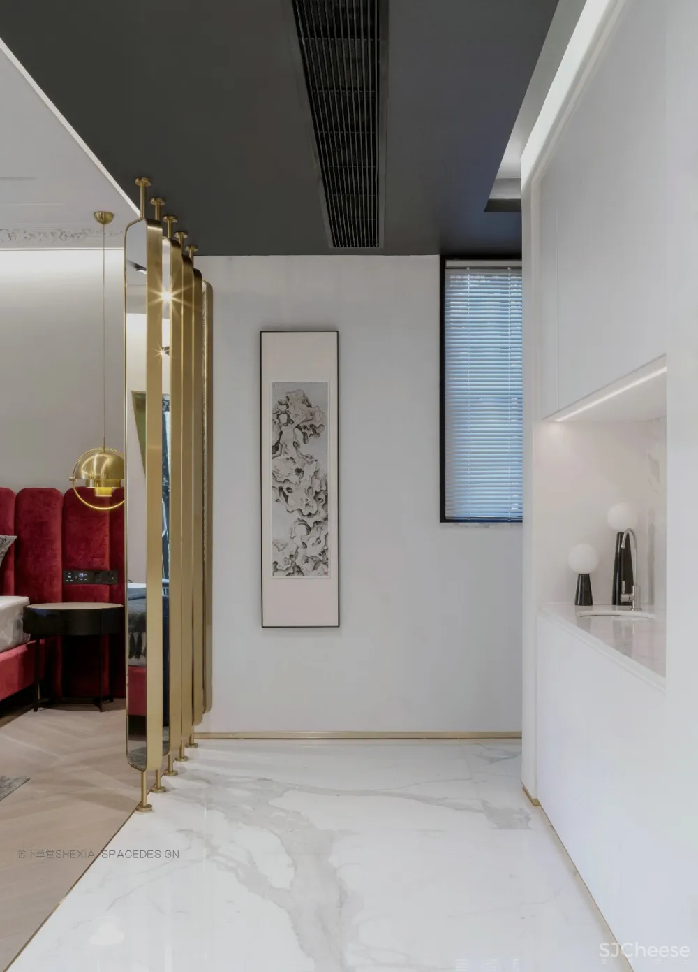 【宁洁设计作品 | 一半冷艳 · 一半迷红 】