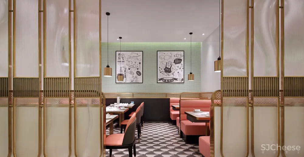 深圳餐饮空间设计,“艺鼎品牌全案”,鱼乐飞