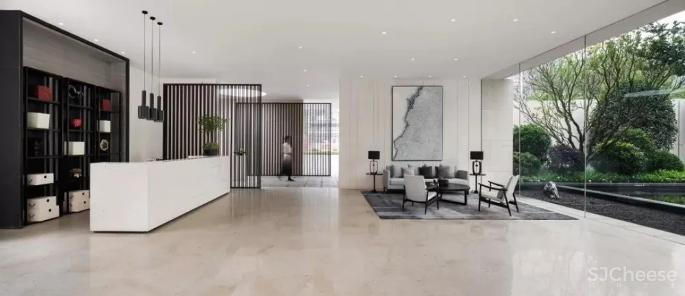 李益中空间设计新作 | 1000㎡俊逸灵动的美学馆体验式的“去销售化”售楼空间,融功能性于艺术氛围中!