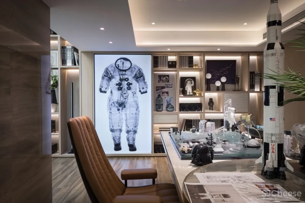 则灵艺术丨熙湖悦著353㎡跃层体验馆:趣味生活